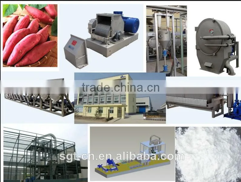 high quality potato/corn/cassava/maize starch and processsing equipment