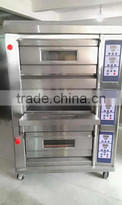 Electric Oven for Pizza - 3 Decks 6 Trays, Front S/S, CE, Pan 40*60 cm, TT-O39E