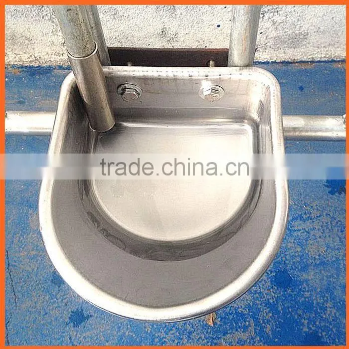 saving water stainless steel automatic water level drinking bowl for pig and animal