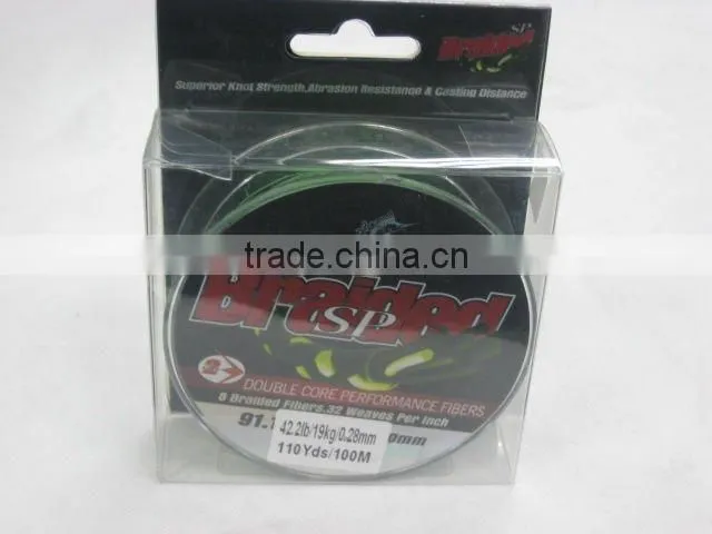 2016 new products 8 BRAIDED Nylon fishing lines
