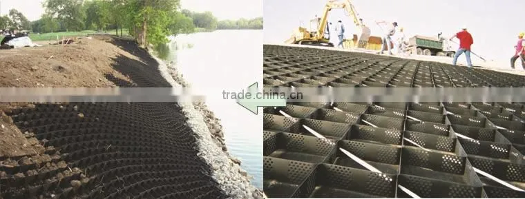 HDPE Cellular Confinement System Geocell Price for Pavement Shoulder