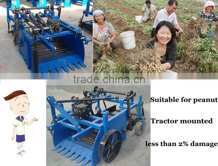Neweek agricultural tractor mounted groundnut harvesting machine for sale
