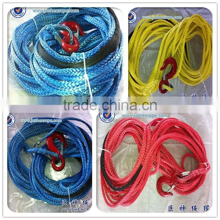 Quality new coming 75ft dm synthetic winch rope