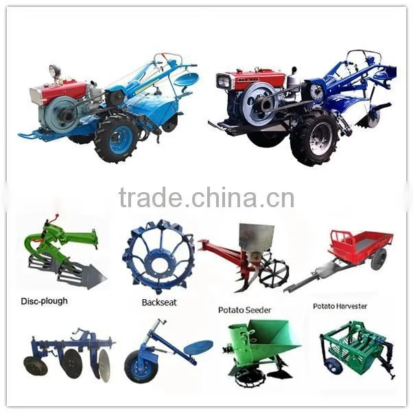 TRACTOR USED FOR VEGETABLES DF151 POWER TILLER WITH GARLIC HARVESTING!!!!!!