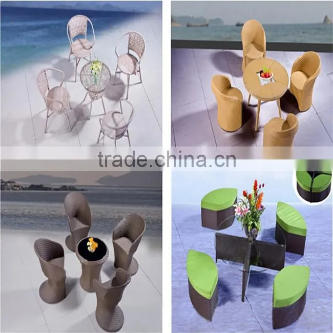 Outdoor rattan furniture 2 seater garden sofa