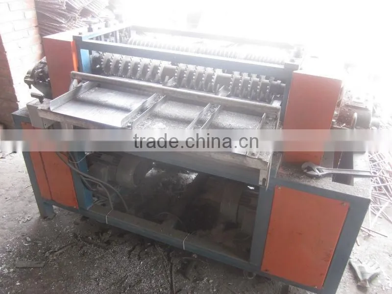 3T/DAY waste radiator recycling copper wire stripper machine for copper pipe and aluminum separating BS-1200P
