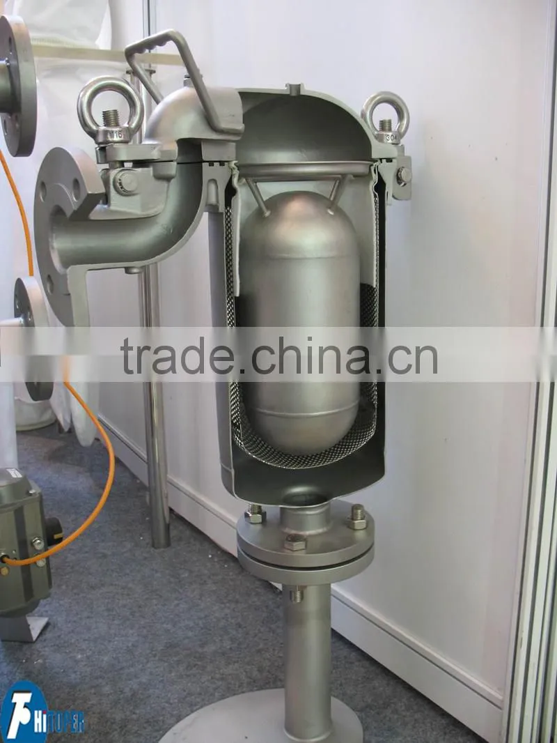 sea water treatment used basket bag type bag filter press