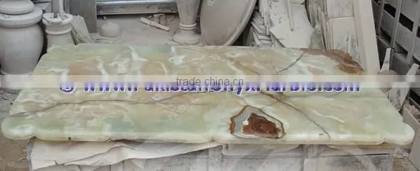 BEAUTIFUL LIGHT GREEN ONYX TABLE TOPS COLLECTION