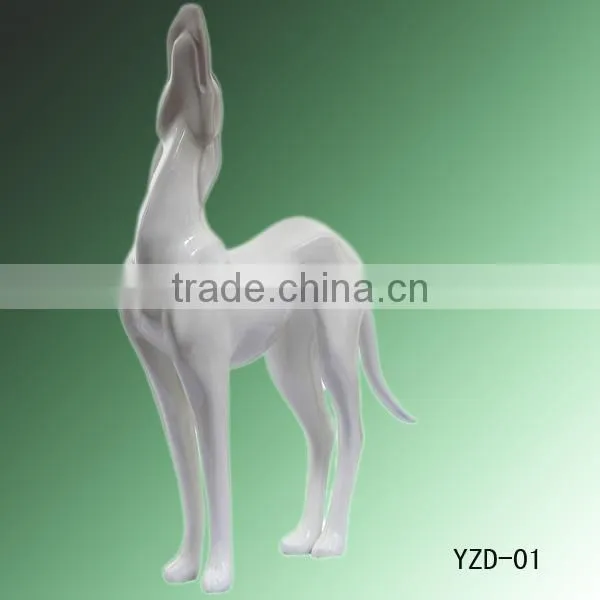 Fiberglass cheap dispaly dog mannequin for sale