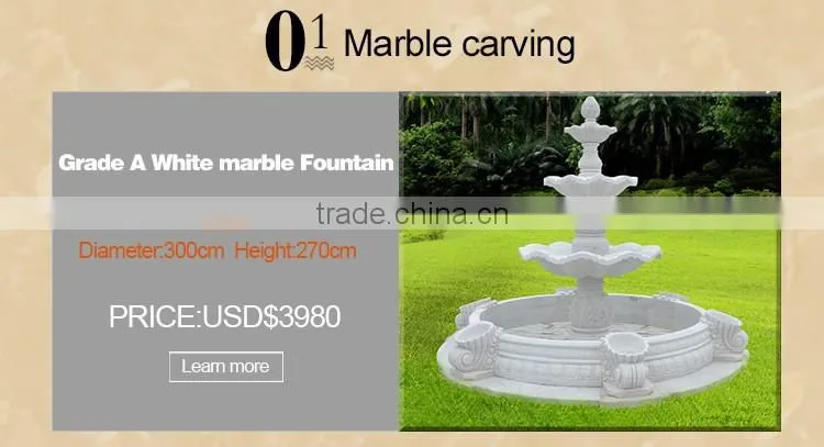 Large Outdoor Garden Poseidon Statue Marble Fountain