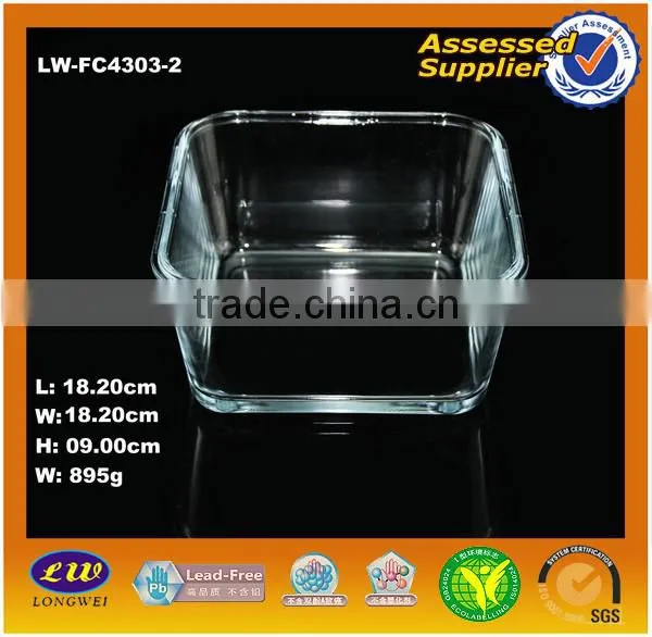 600ml round shape airtight food container with plastic lids