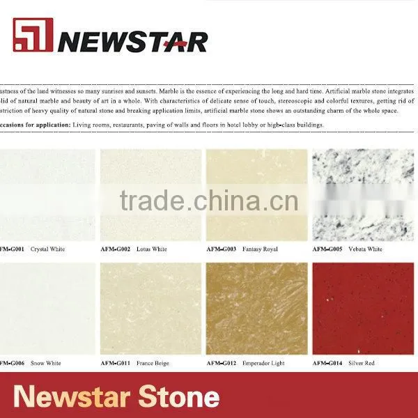 Newstar manufacture artificial Stone