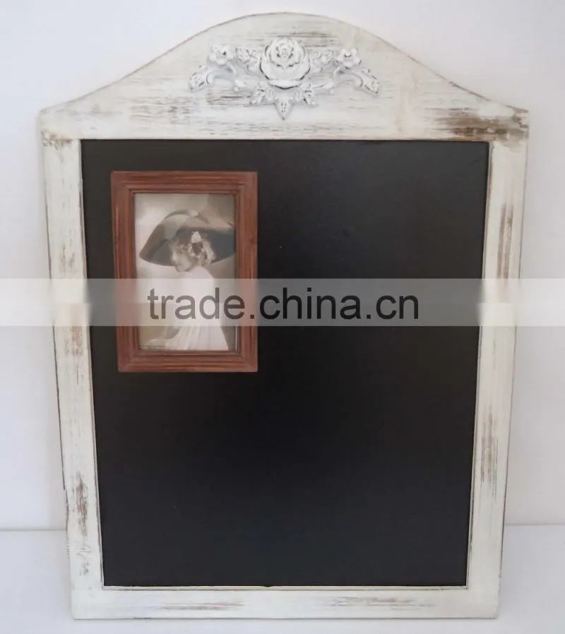 2016 new style decorative beautiful memo board with wooden frame