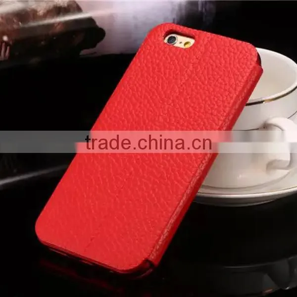Anti-dust Classics Durable Flip PU Leather Mobile Phone Case For iPhone6