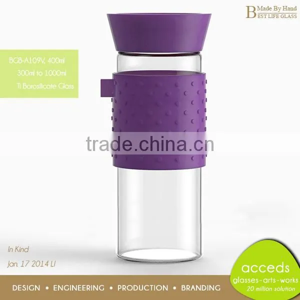 Personalized Handcrafted Glass Reusable Juice Source Cup