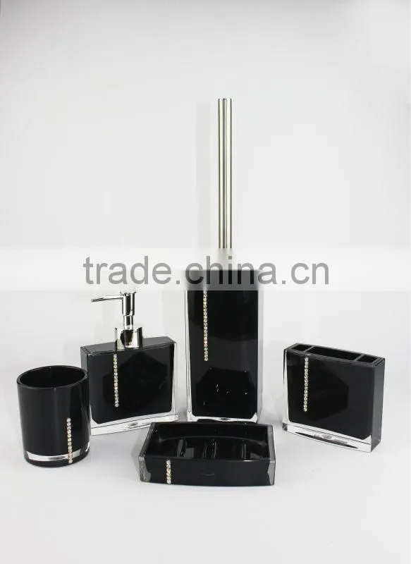 EAO820 bamboo bathroom accessory set China supplier 6 pcs
