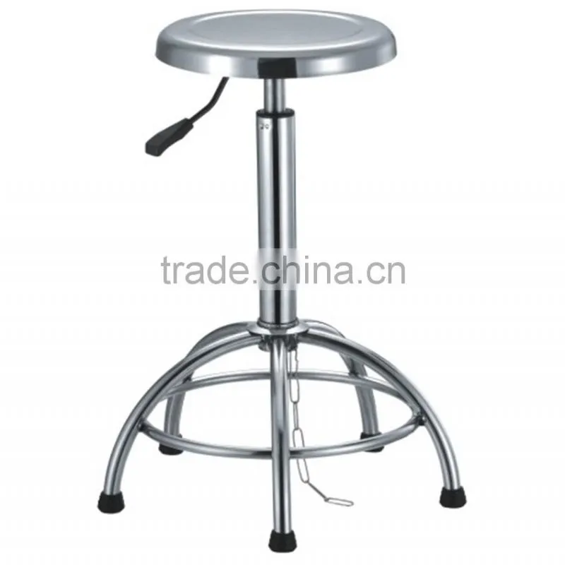 Rotary Round Stool with Gas lift and wheels