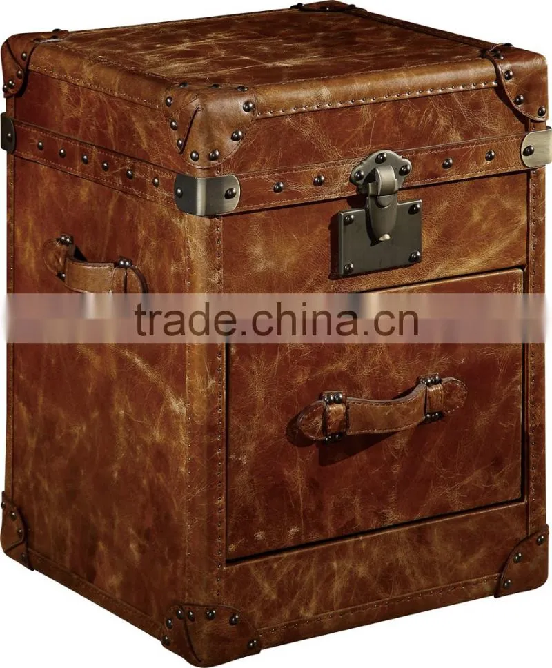 leather case, leather storage box,leather chest of drawers T801# #