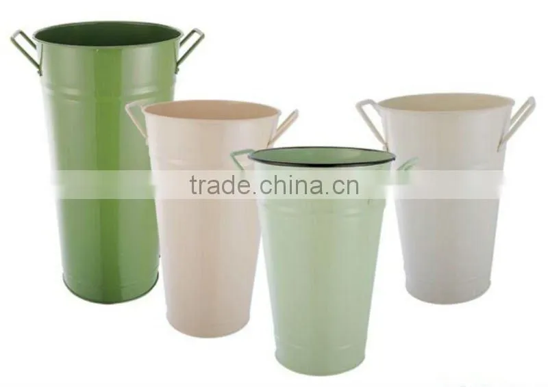 Set of 4 handle flower bucket
