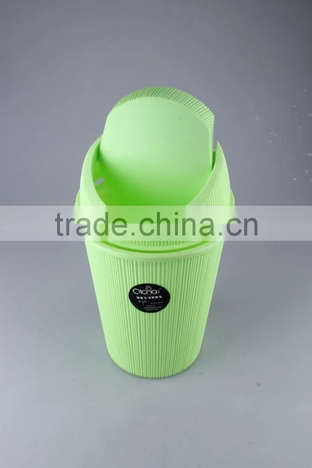 Plastic Trash Can Household Garbage Can/Rubbish Bin