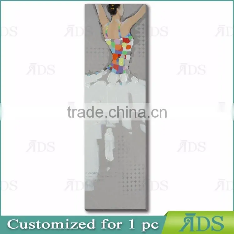 Impressionist Abstract Ballet Dancer Oil Painting