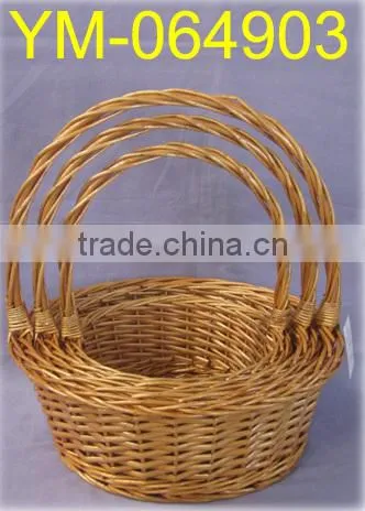 wicker christmas basket