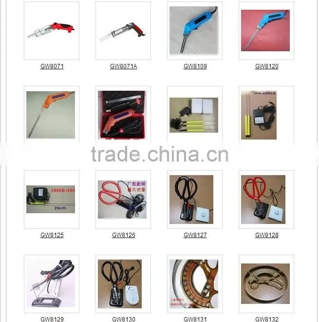 250mm 250W EPS Hot Wire Foam Cutter Cutting Tool Portable Handheld Electric Spong Cutter Hot Knife GW8122