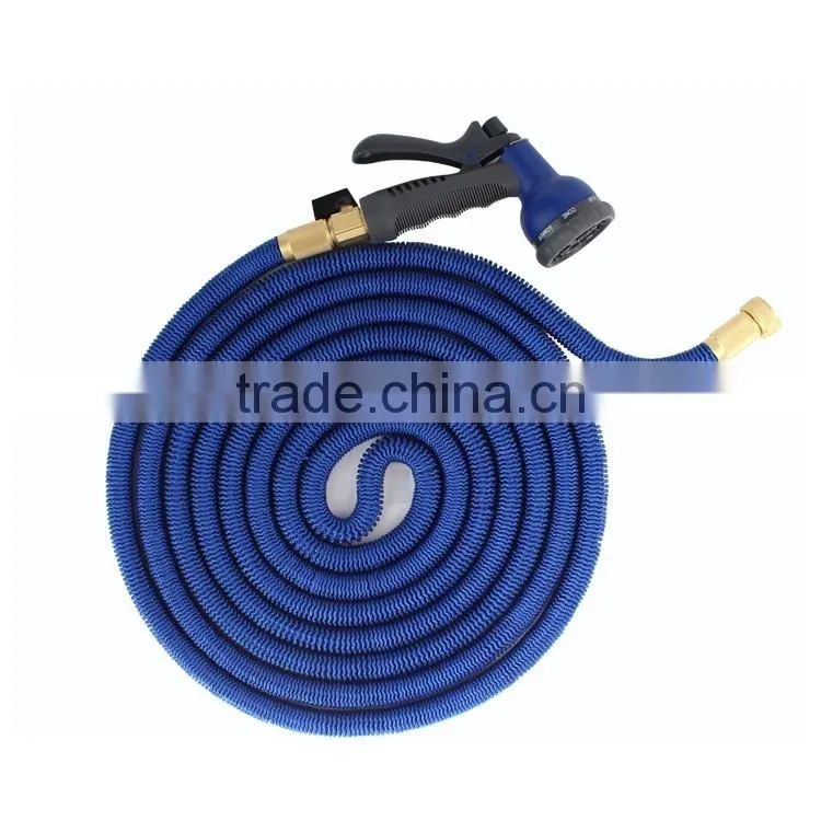 Green color most strong garden hose and sprinkler as seen on tv