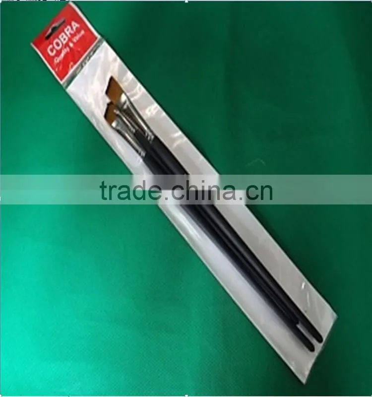 975 dipped finish Wooden Handle Artist Brush