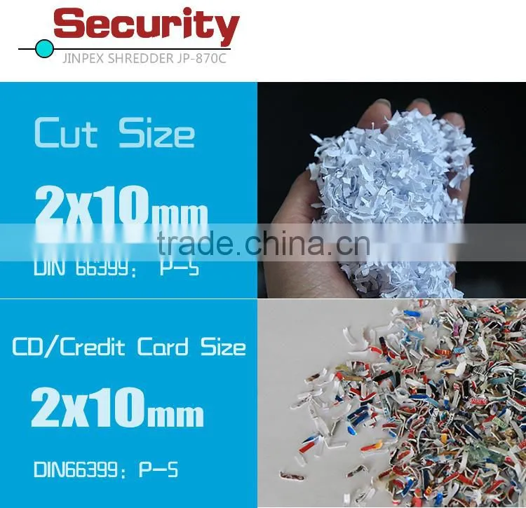JP-870C office automation machines shredder GS 20sheets micro cut