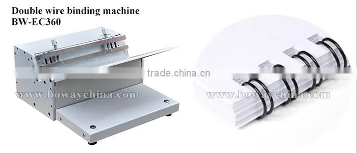 EC360 binding machine for All pitch closer size coil wire a4 size ring binder