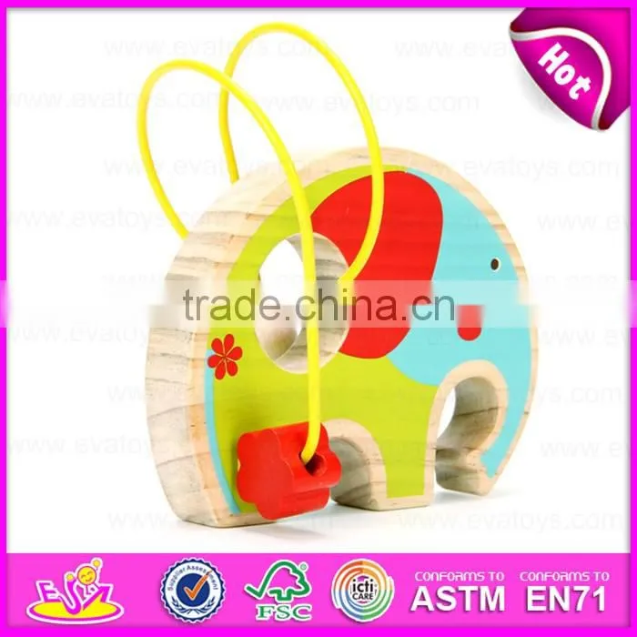 2016 hot new products baby wooden animal toy,best sale wooden animal toy W11B095