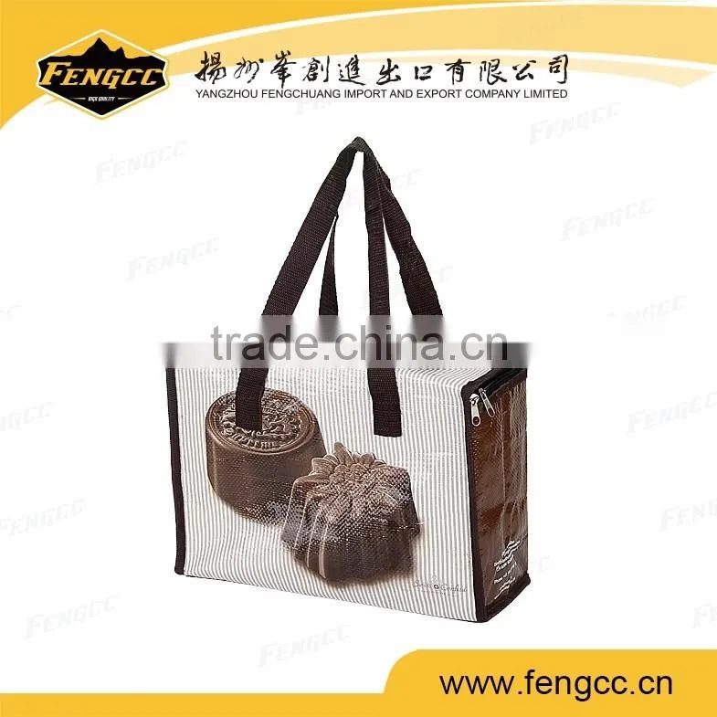 Popular Nonwoven Recycle Insulated Cooler Bag for Frozen Food