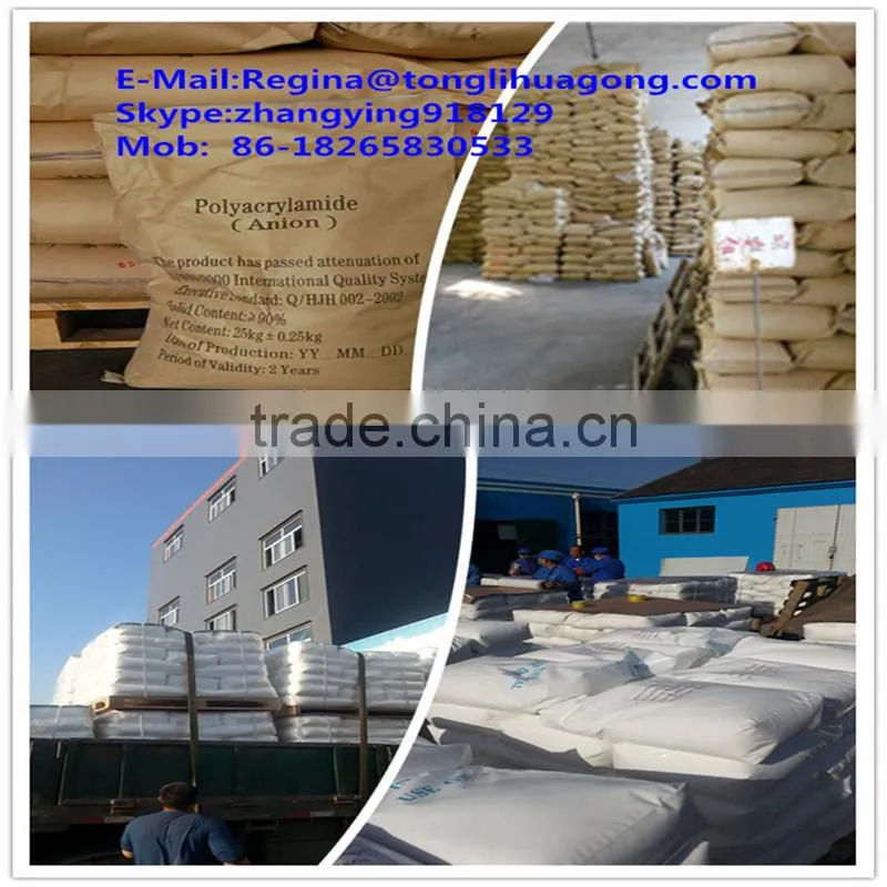 anionic flocculants polymer for cement and ready-mixed concrete manufacturing wastewater
