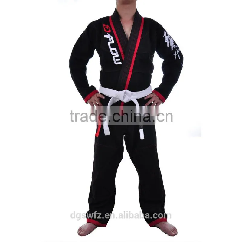 Wholesale bjj gi custom made high quality 100% cotton pearl weave fabric patches