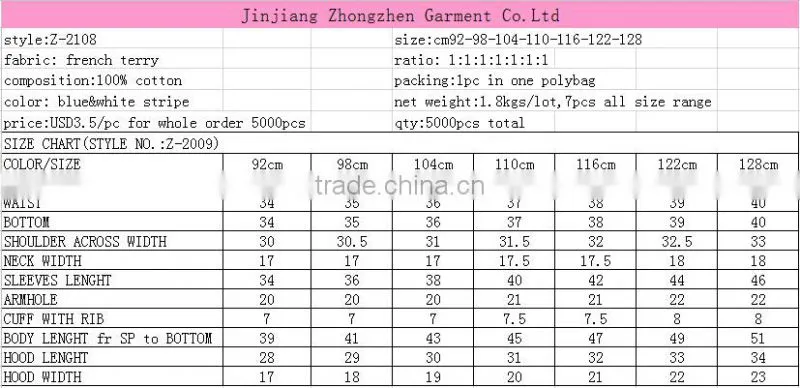 clothing kids garment stock boys hoodies for sale