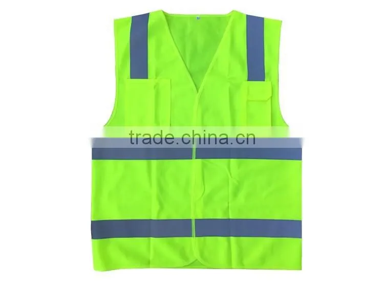 Hot sell safety reflective tape hi vis polyester vest