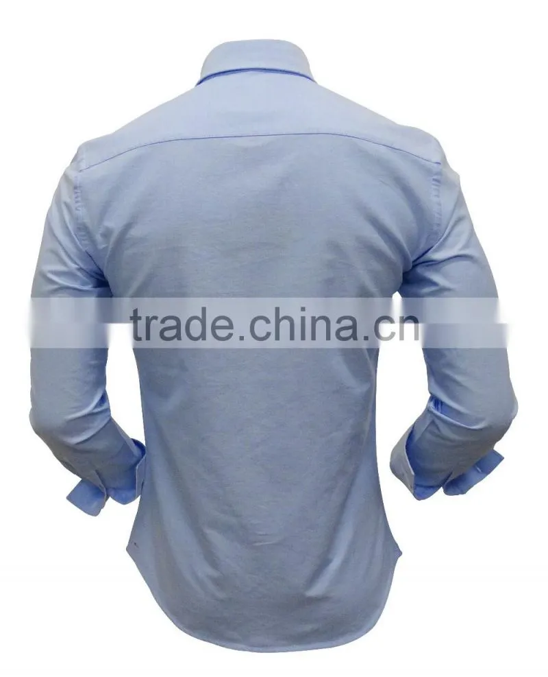 2017 new design London collar special placket and pocket Oxford men shirts