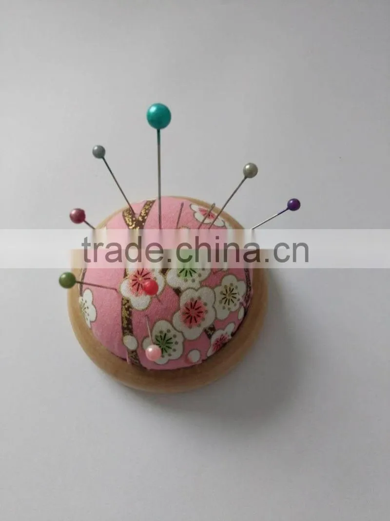 pin cushion with wooden base OEM service