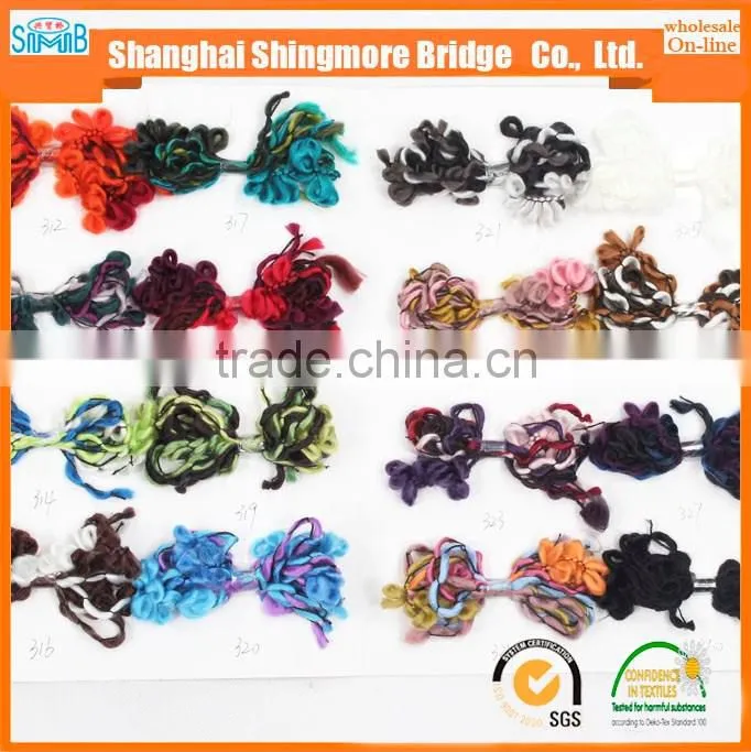 china fancy yarn manufacturer cheap wholesale high quality acrylic polyester blended flower yarn for knitting scarf