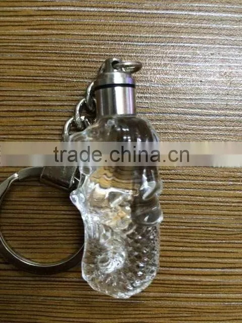 Crystal Singapore Merlion Model With LED Keychain For Souvenirs Gifts KJJ-01