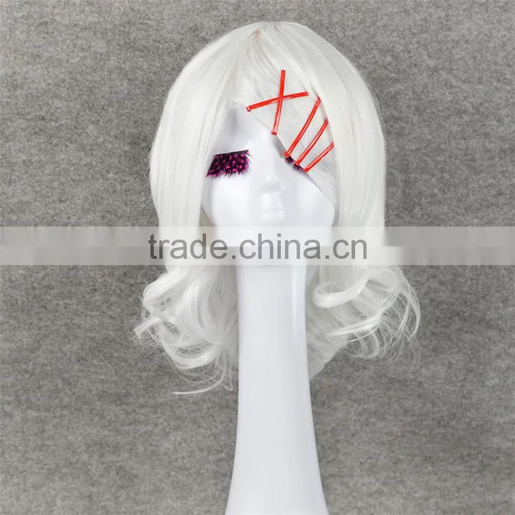 2016 Tokyo Ghoul Cospaly Wig Sliver High Quality Fashion Hair Wig Cosplay AD3025