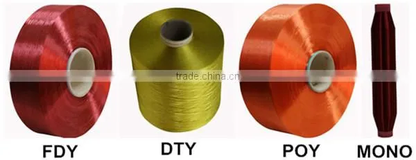 polyester textured yarn dty 150/48 texturized yarn supplier