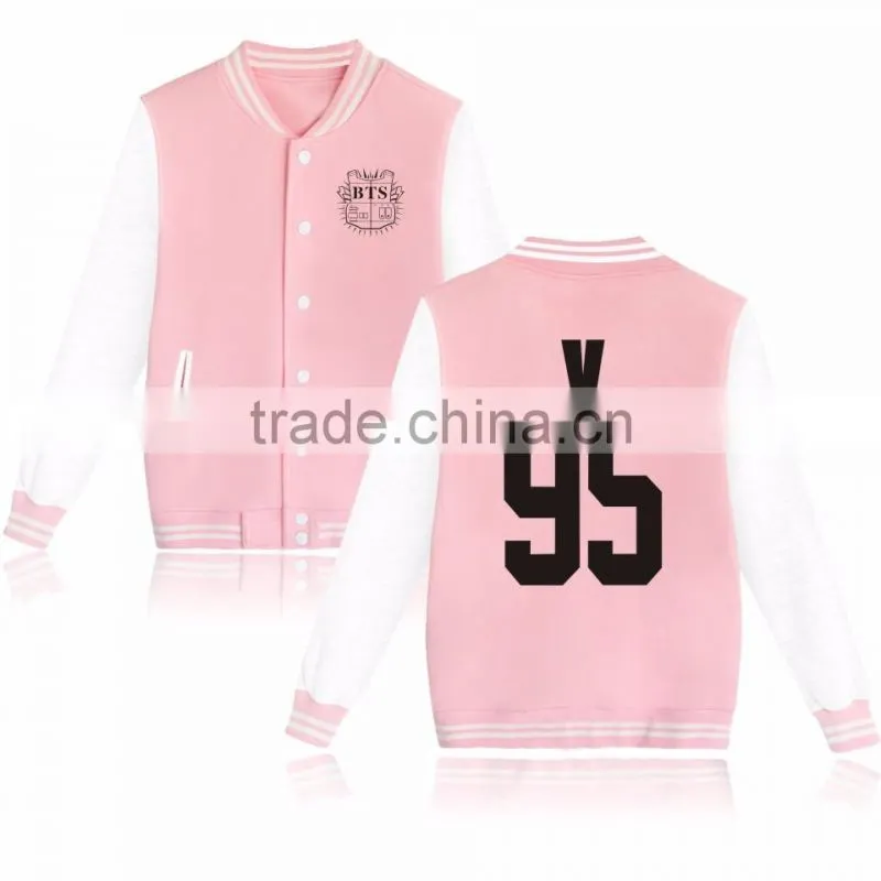 Kpop BTS In Bloom Sweatershirt Sweater Jung Kook Hoodie Bsaeball Uniform