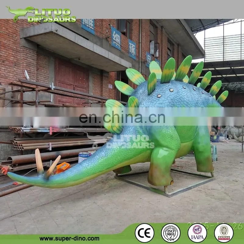 Customer Made Fiberglass Cartoon Dinosaur Sculpture
