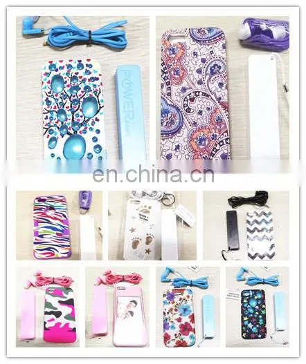 Phone case with power bank set for 2014 with love design