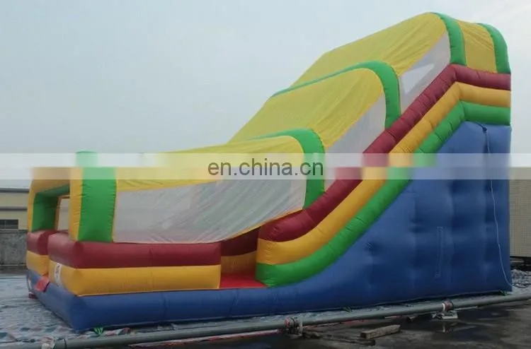 Commerical steep giant outdoor inflatable slide with sunshade