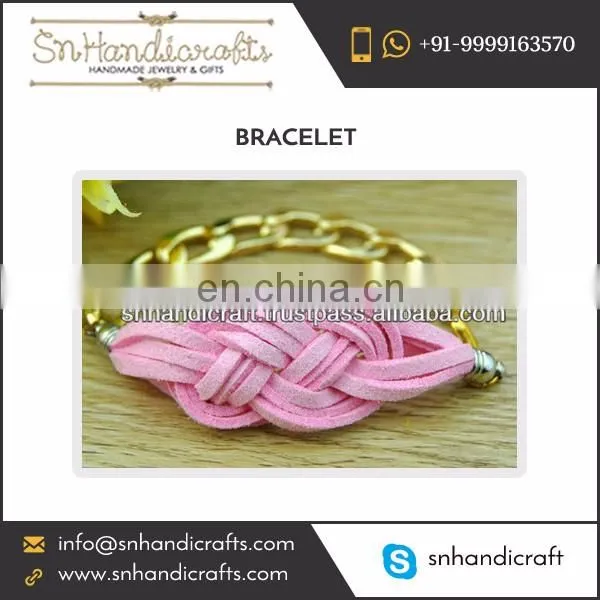 Supplier of Best Quality Rope Bracelet with Golden Chain
