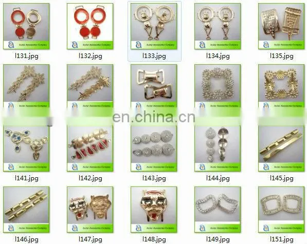 Wholesale triangle colorful acrylic rhinestone buckle for women sandal