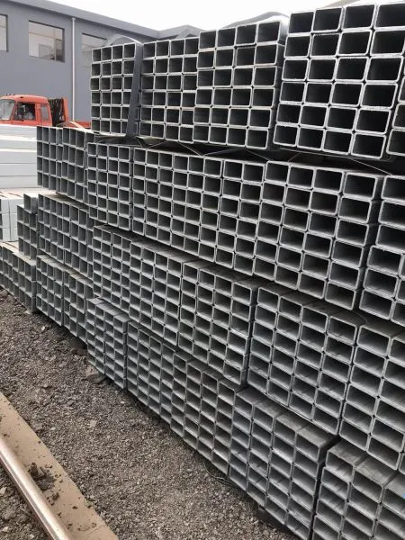 Production process of galvanized square pipe